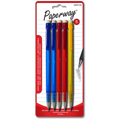 MECHANICAL PENCILS - 5, 0.7mm