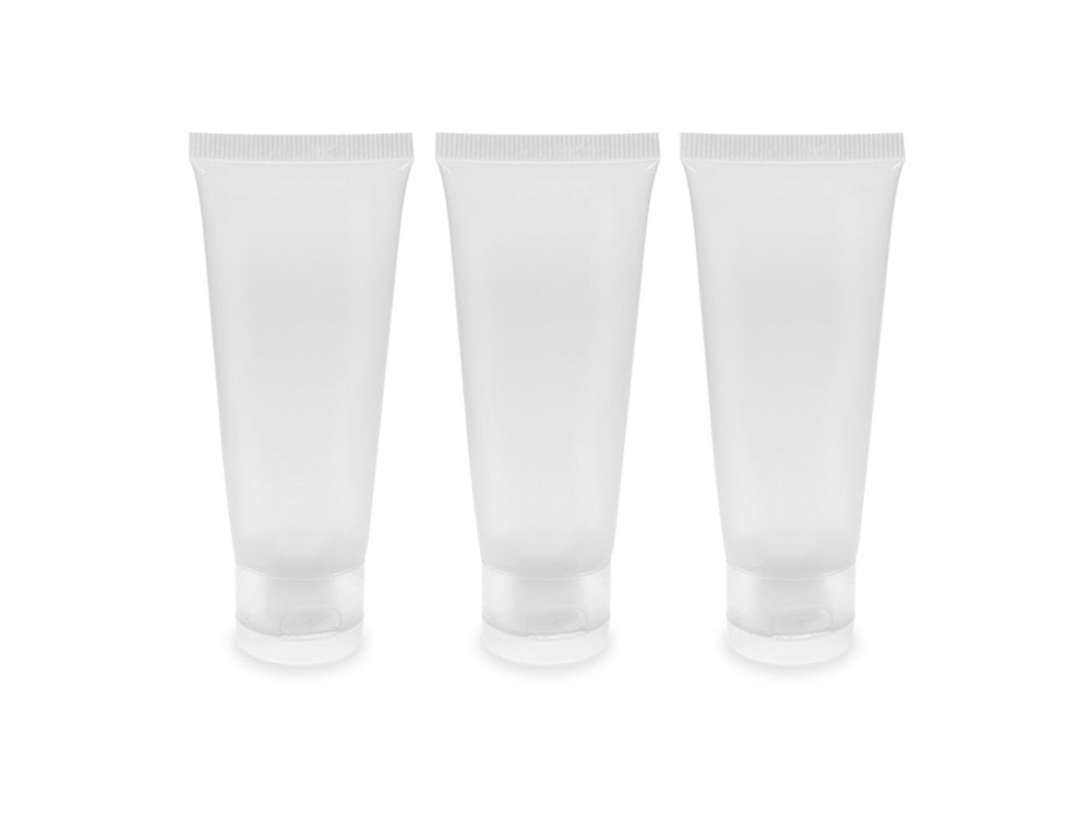 Plastic Bottle: 40ml EZ-Squeeze Clear Paint & Glue Tubes x3