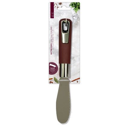 BUTTER KNIFE- AUBERGINE HANDLE 22.5*3CM