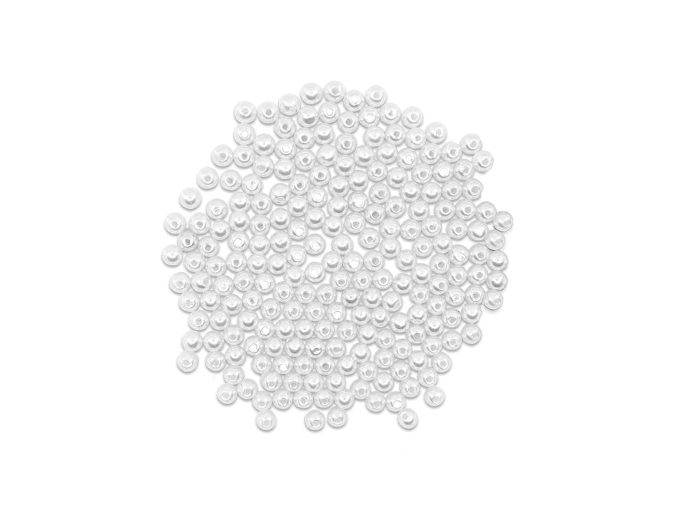 Pearl Beads: Acrylic Sleek White Value-Pack C) 5mm~ 265pc