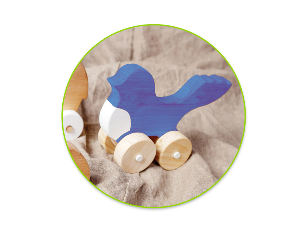 Craftwood: 1.1"x0.4" Wheel x8 Flat Natural