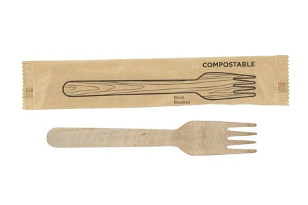 iECO BIRCH FORK INDIVIDUALLY  WRAPPED PK 500/CS (1692517)