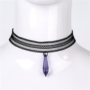 Party Gear Hween Beaded Necklace Jewelry w/ Hexenbiest, Black