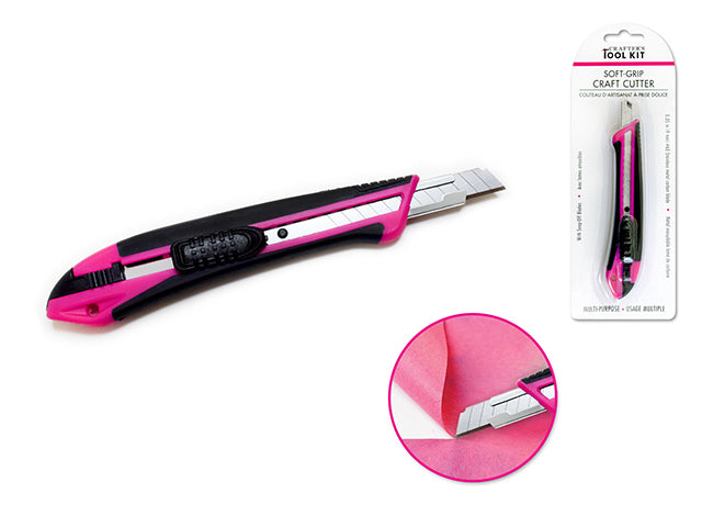 Crafter's Toolkit: Soft-Grip Craft Cutter Multi-Use w/Snap-Off Blades