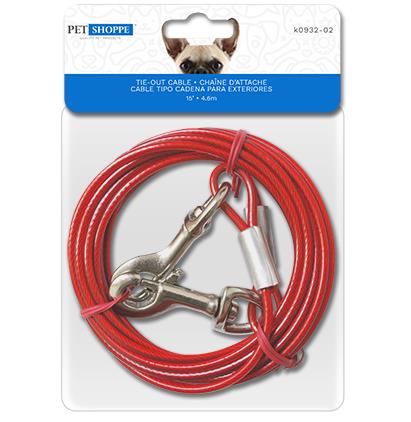 TIE-OUT CABLE - 15'