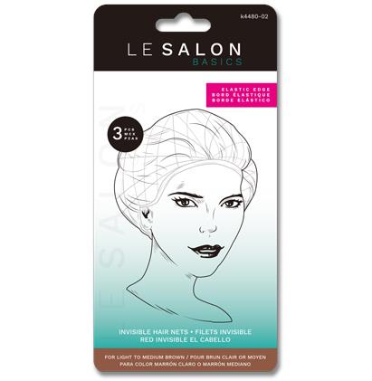INVISIBLE HAIR NETS - 3 PCS. MEDIUM