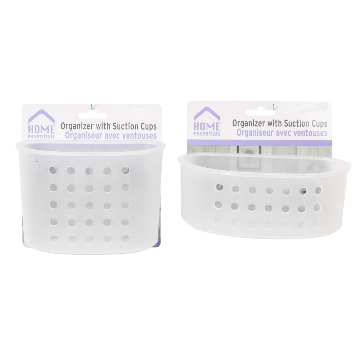 H.E. Bathroom Organizer w/Suction cup, 2 sizes