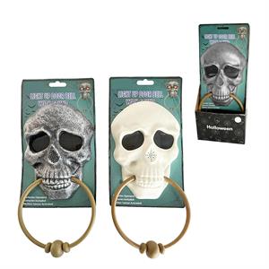 G.Ghouls Skull Door Knocker w/ Light-Up Eyes & Sound, 2asst, t.o.c
