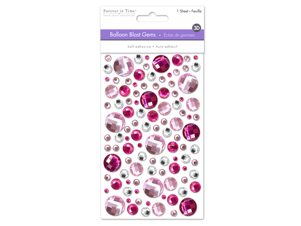 Paper Craft Sticker: 3.93"x5.9" Balloon Blast Gems F) Princess