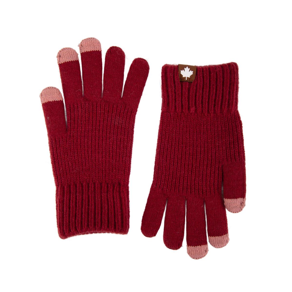 Nordic T. Canada Knit Glove, w touch, 2 asst, hc