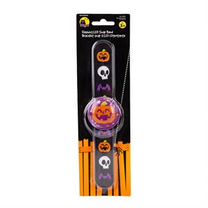 Hoot Hween Light Up Snap Wristband, 8.9"x2", Blister