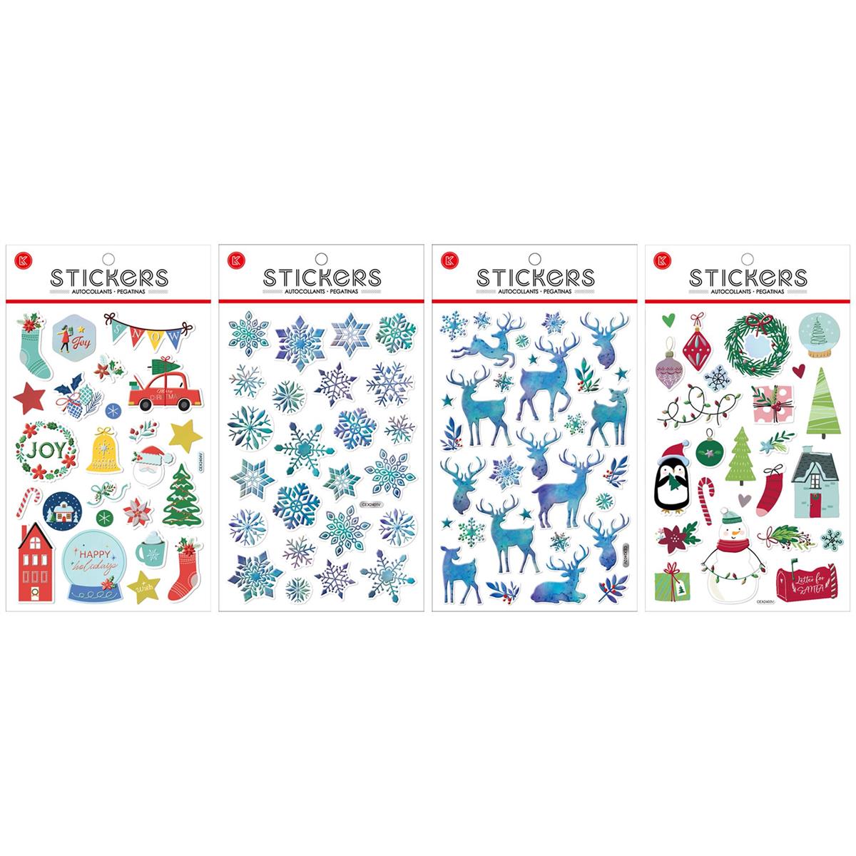 S.Secrets Xmas Fun Stickers, 4/s, pbh