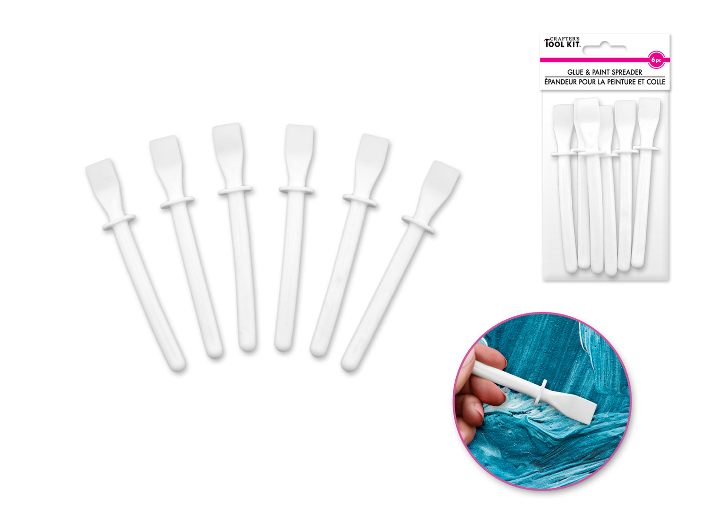 Crafter's Toolkit: Glue Spreader Tool 6pc