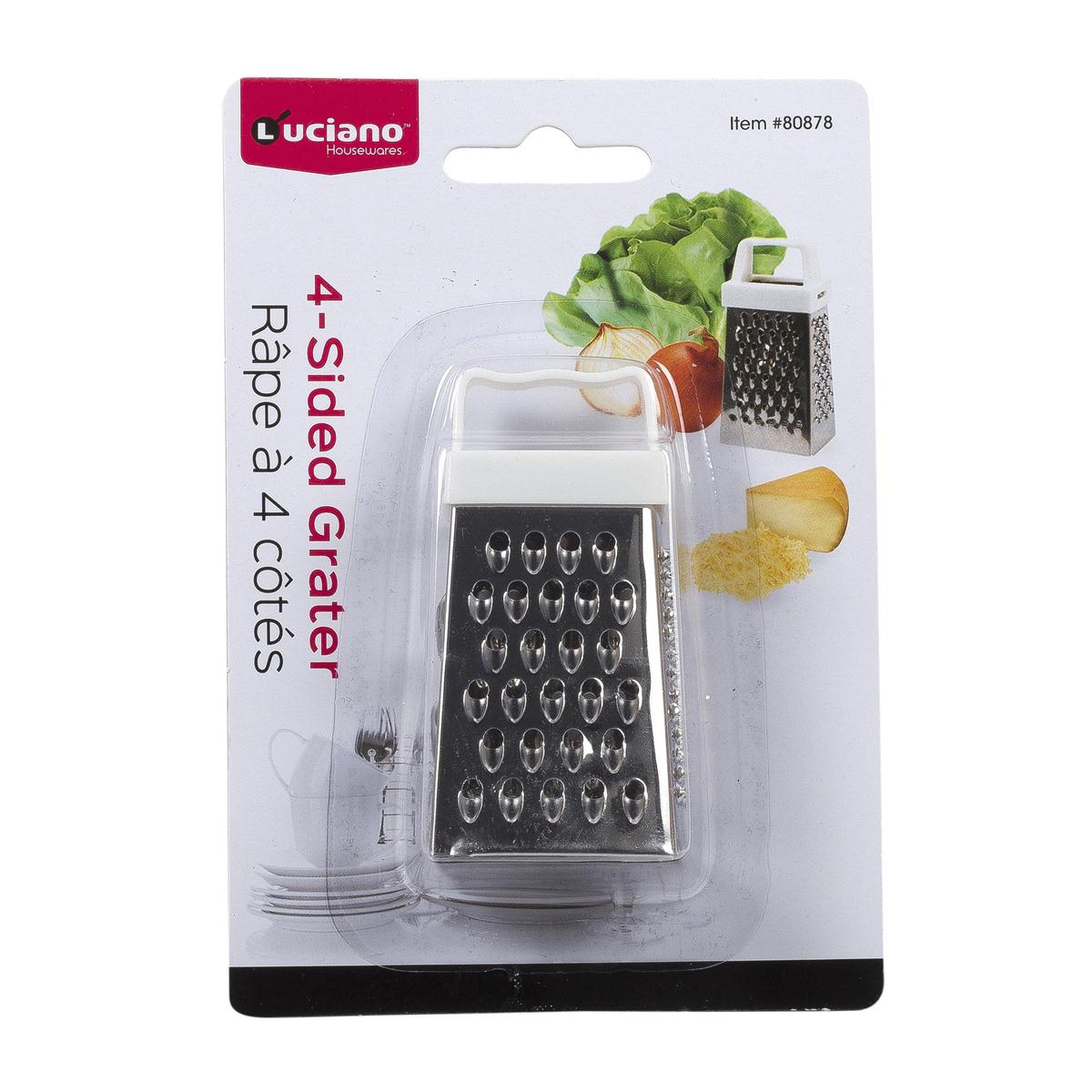 Luciano 3"H S/S 4-sided Grater, b/c (DCS)