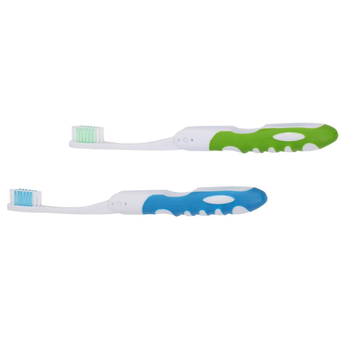 Bodico, 2-pc Foldable Travel Toothbrush, b/c