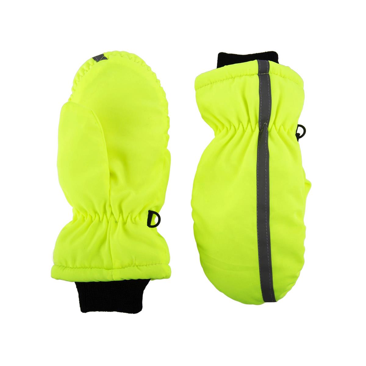 NordicT. Kids Ski Mitts w Reflector 4 asst, w cuff strap, hc