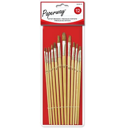 12 ARTISTS BRUSHES