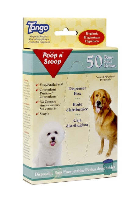 TANGO POOP-N-SCOOP BAGS - SCENTED 50/BOX