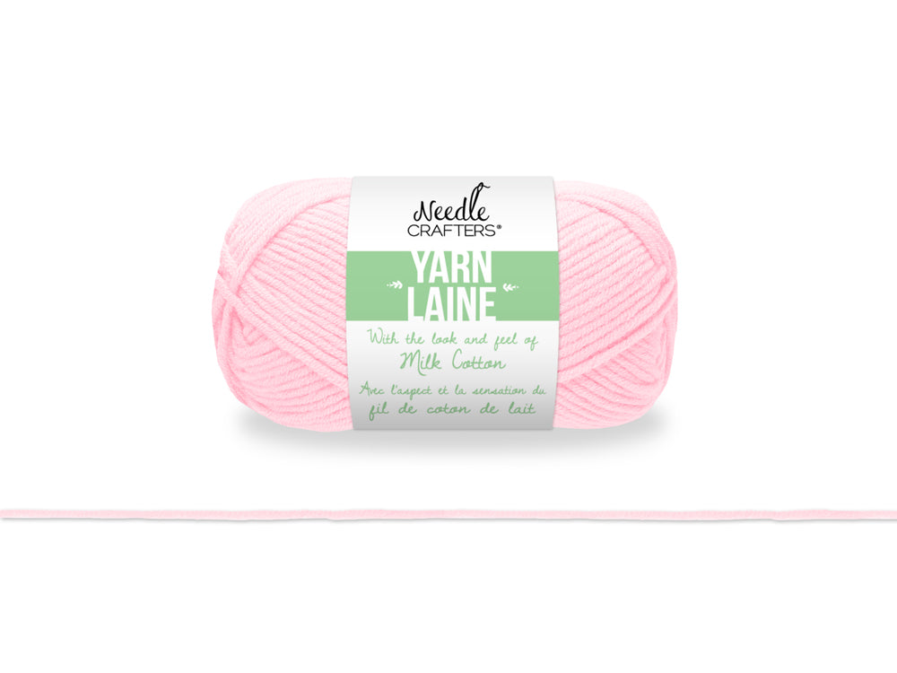 Needlecrafters: 50g Acrylic Milk Cotton Yarn C) Light Pink