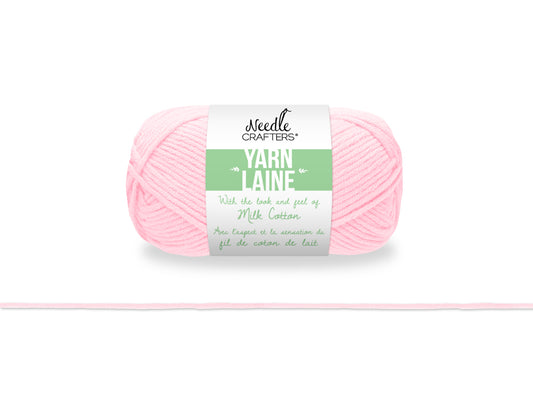 Needlecrafters: 50g Acrylic Milk Cotton Yarn C) Light Pink