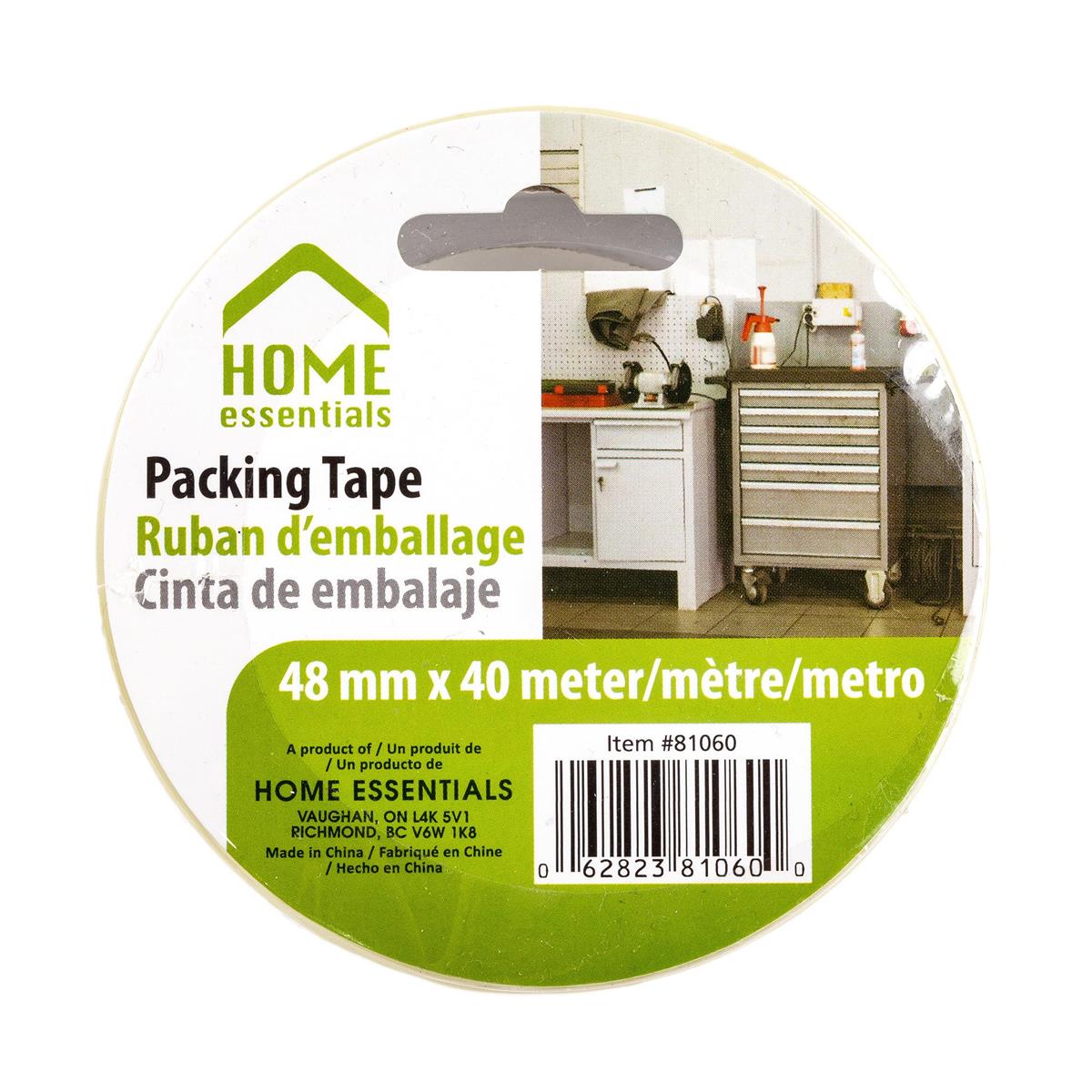 H.E., 48mmx40m Packing Tape, Clear,shrink wrap+insert