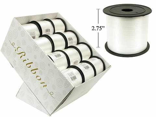 Paper T. 300ft Curling Ribbon, White, 5mm, 24/dsp