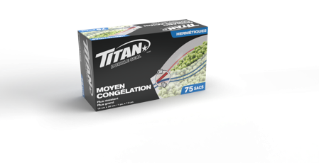 TITAN DBL SEAL FREEZER BAG MED 75/PK