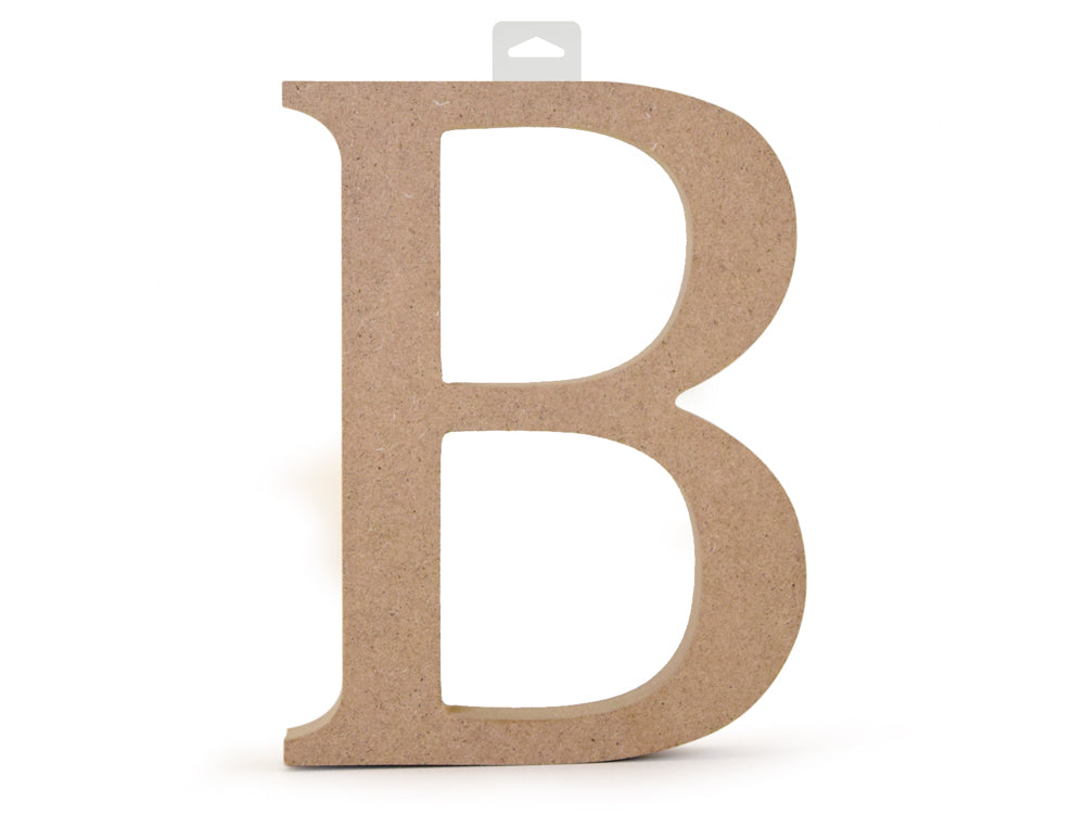 Wood Letters: 5 1/8" MDF Standing B