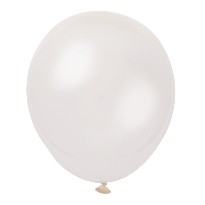Helium filled - 12" Latex Balloons - Clear