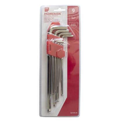 9PCS HEX KEY SET 1.5-10mm