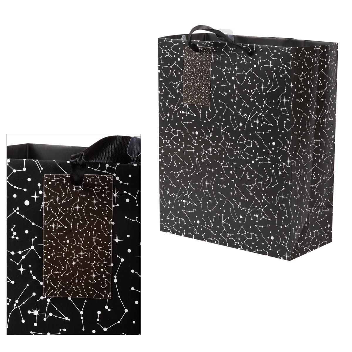 Paper T. Gift Bag, Large, Zodiac, Matte 157GSM, Tag +j-hook