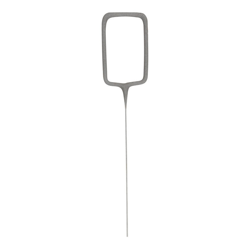 Number 0 Silver Sparkler  7"