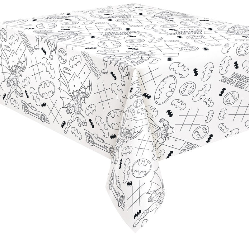 Batman Activity Rectangular Paper Table Cover  54" x 84"