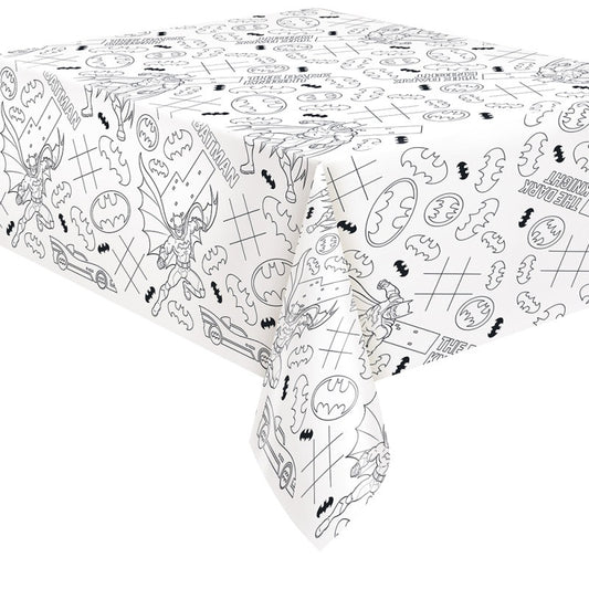 Batman Activity Rectangular Paper Table Cover  54" x 84"