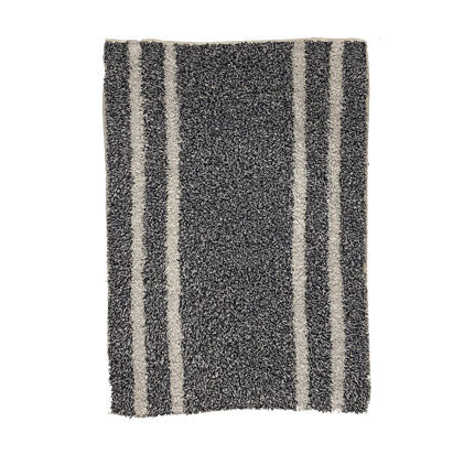 Bath Mat Cotton(shaggy)- Charcoal 20"x31.5" 50X80