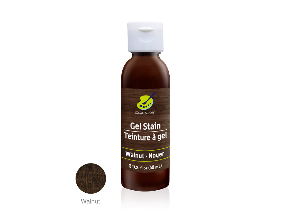 Color Factory: 2oz Gel Stains GS01/02/03 GS03) Walnut
