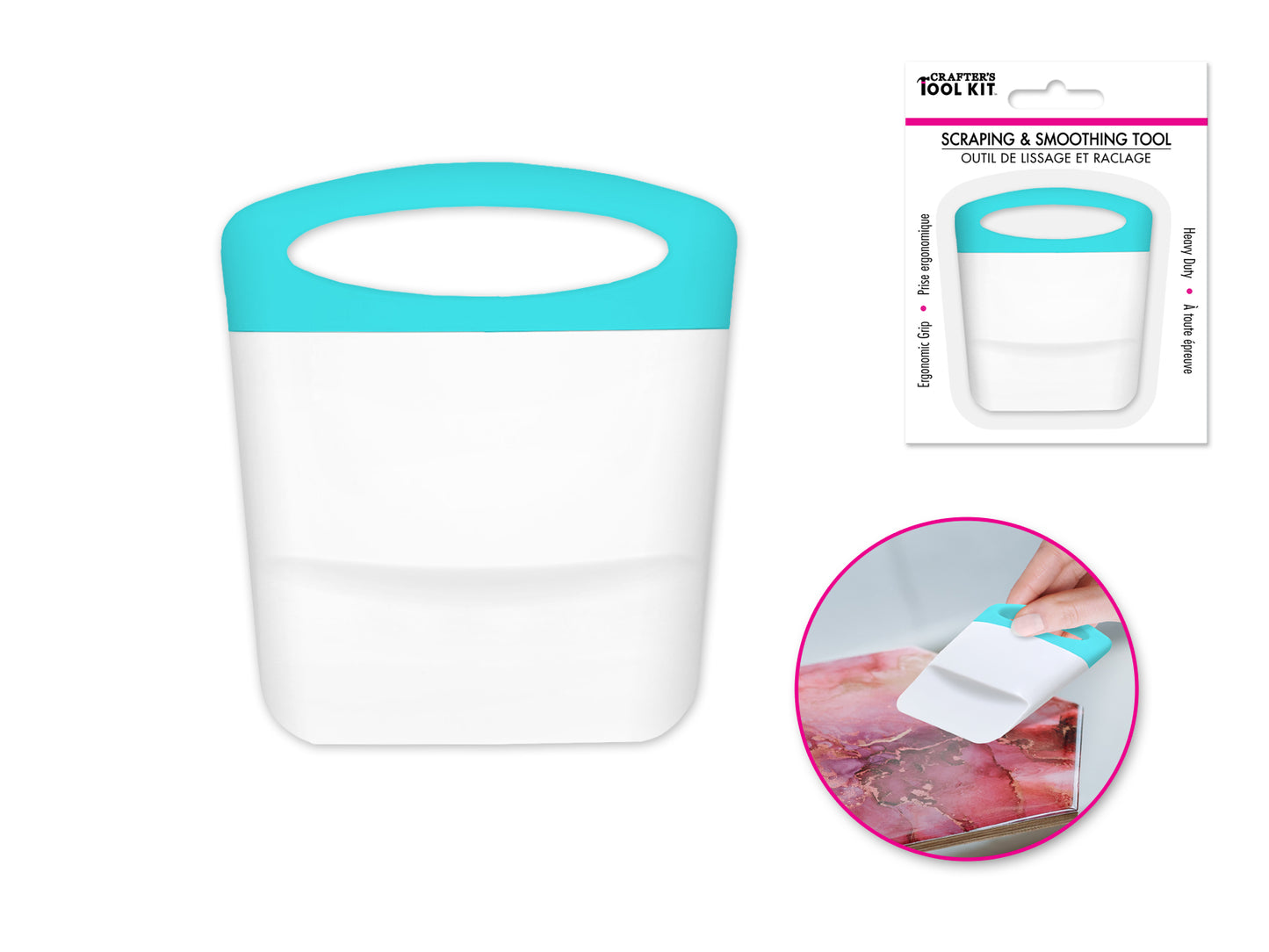 Crafter's Toolkit: Scraping/Smoothing Tool 2.4"x2.6"x0.25"(T)