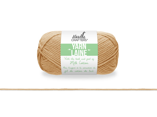 Needlecrafters: 50g Acrylic Milk Cotton Yarn H) Beige