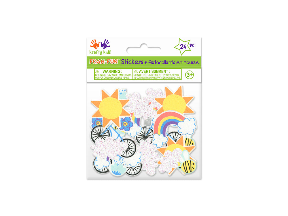 Krafty Kids: Foam-Fun 3D Stickers Themed D) Whimsical