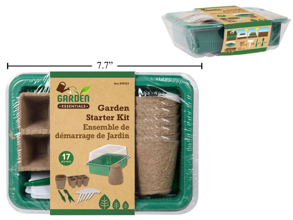 Garden E. 21pcs Garden Growing Set, 7.7"x5.5"x2", shrink w/col. sleeve
