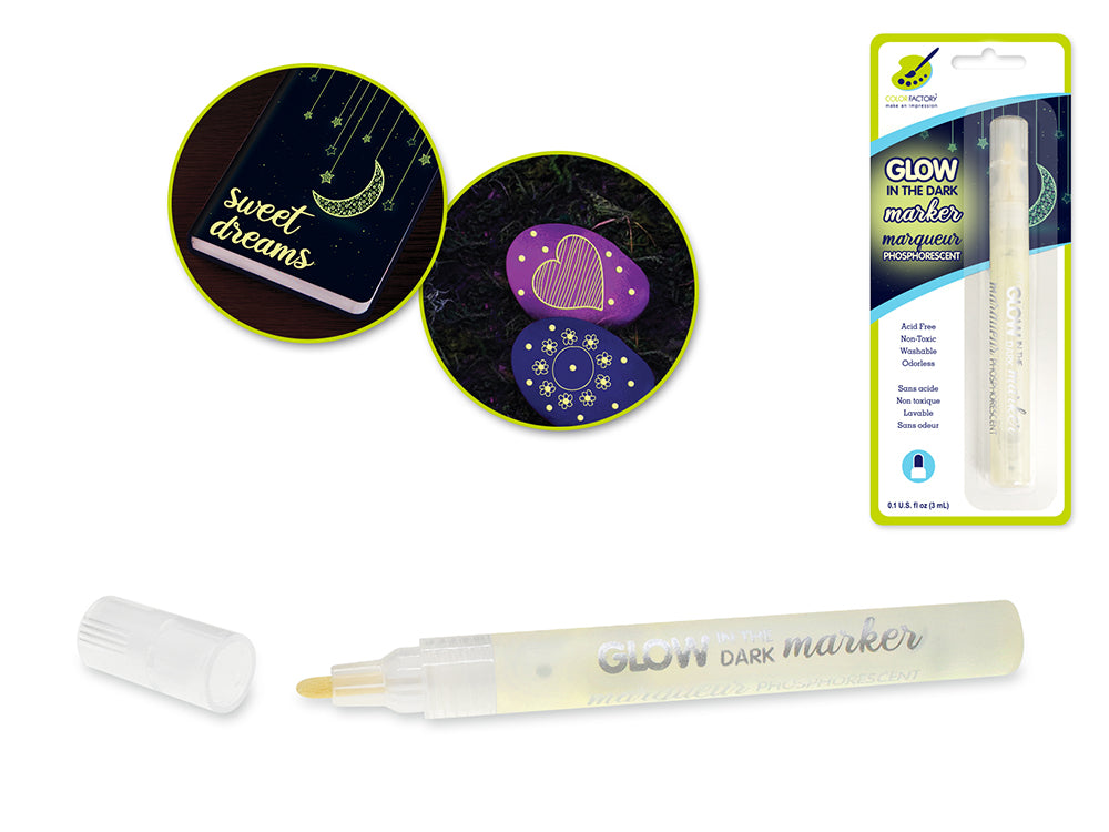 Color Factory: Glow in the Dark Marker Luminescence 3ml A) Glow-in-the-dark