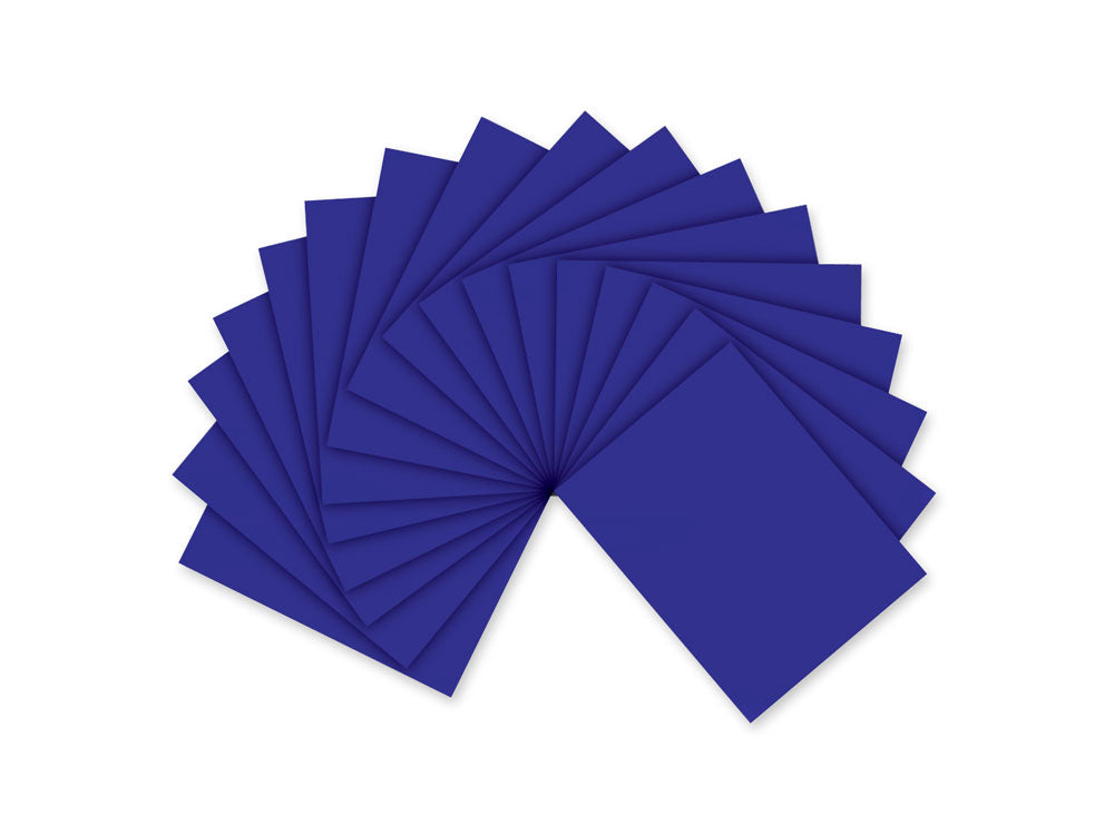 Fun Foam Sheets: One 9"x12" - 2mm(T) Barcoded Sheets H) Royal Blue