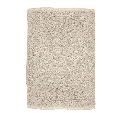 Bath Mat Cotton (waves)- White 20"x31.5" 50X80 -