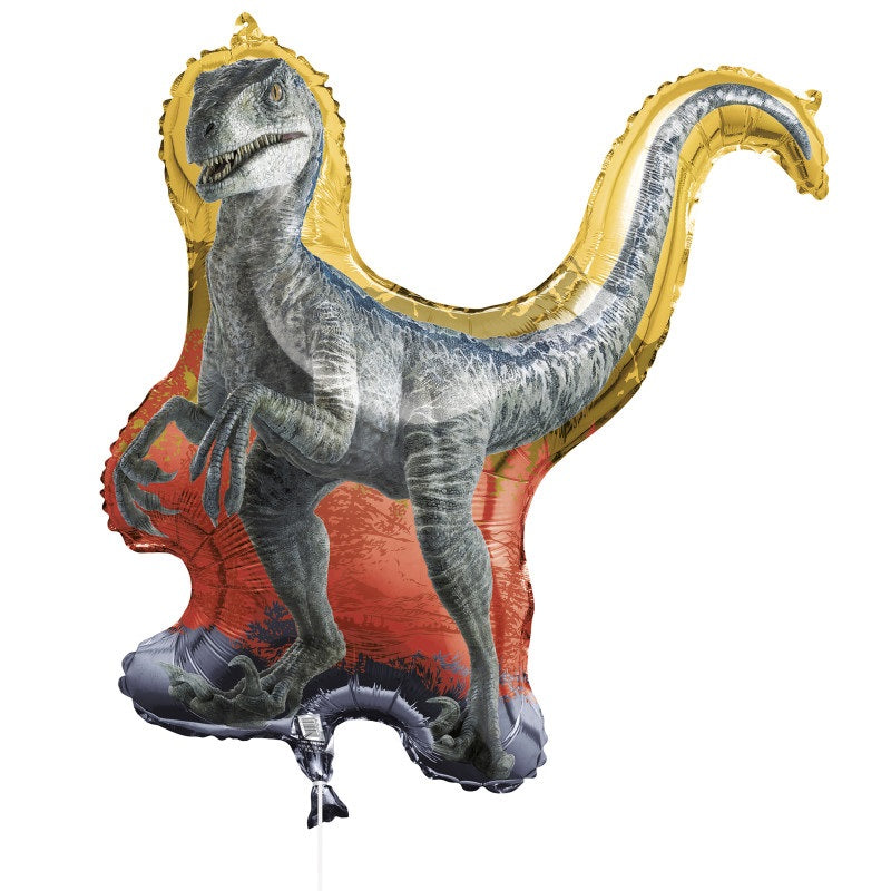 Helium filled - Jurassic World 3 Shaped Giant 38" Foil Balloon