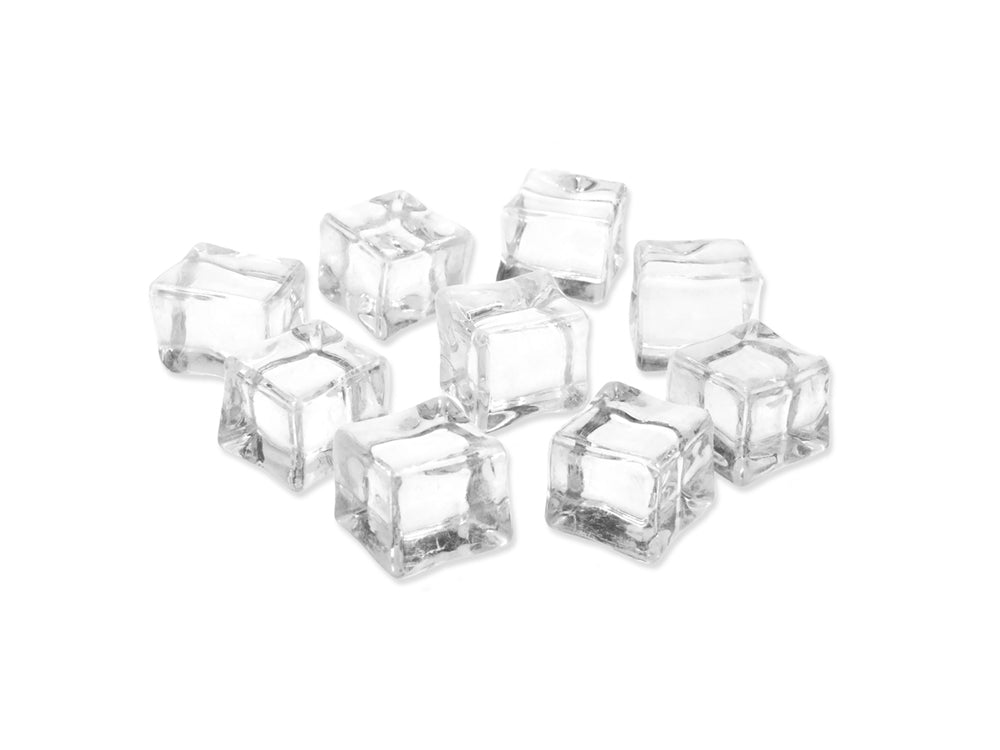 Craft Décor: Med Faux Acrylic Ice Cubes 9pc 2.5*2.2*2cm