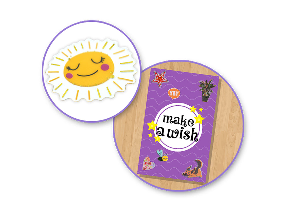 Paper Craft Stickers: 6"x6.5" Dazzle Effects B) Creature Frolic