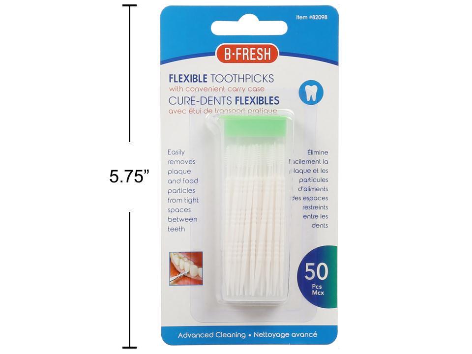 Bodico 50-pc Flexible Toothpicks,  b/c