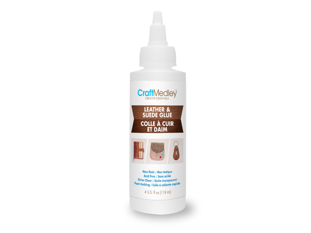 Craft Medley Glue: 4oz (110g) Leather & Suede Glue