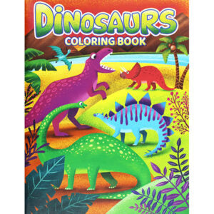 Book Coloring Dinosaur