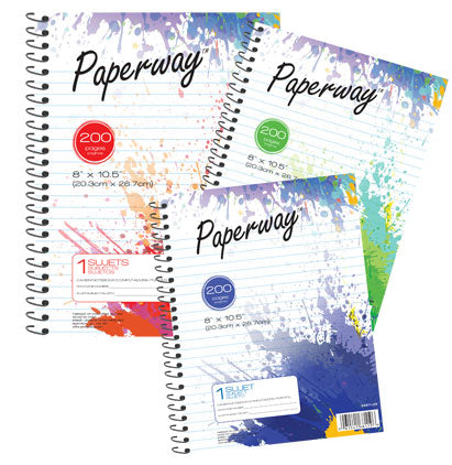 SPIRAL BOOK - 200 8" X 10.5"